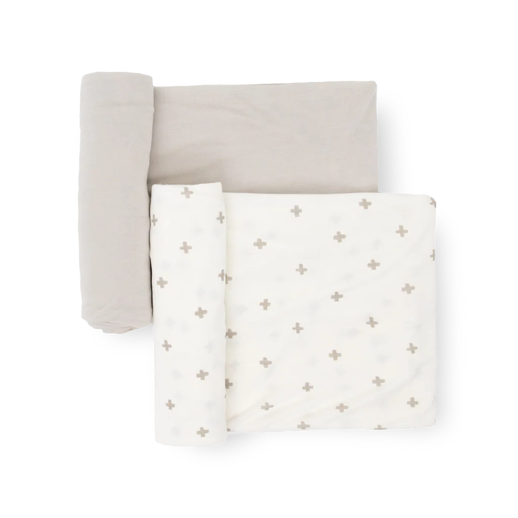 Grey Cross Stretch Knit Swaddle 2
Pack (Sept. 2023 |  | Safari Ltd®