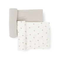 Grey Cross Stretch Knit Swaddle 2
Pack (Sept. 2023 |  | Safari Ltd®