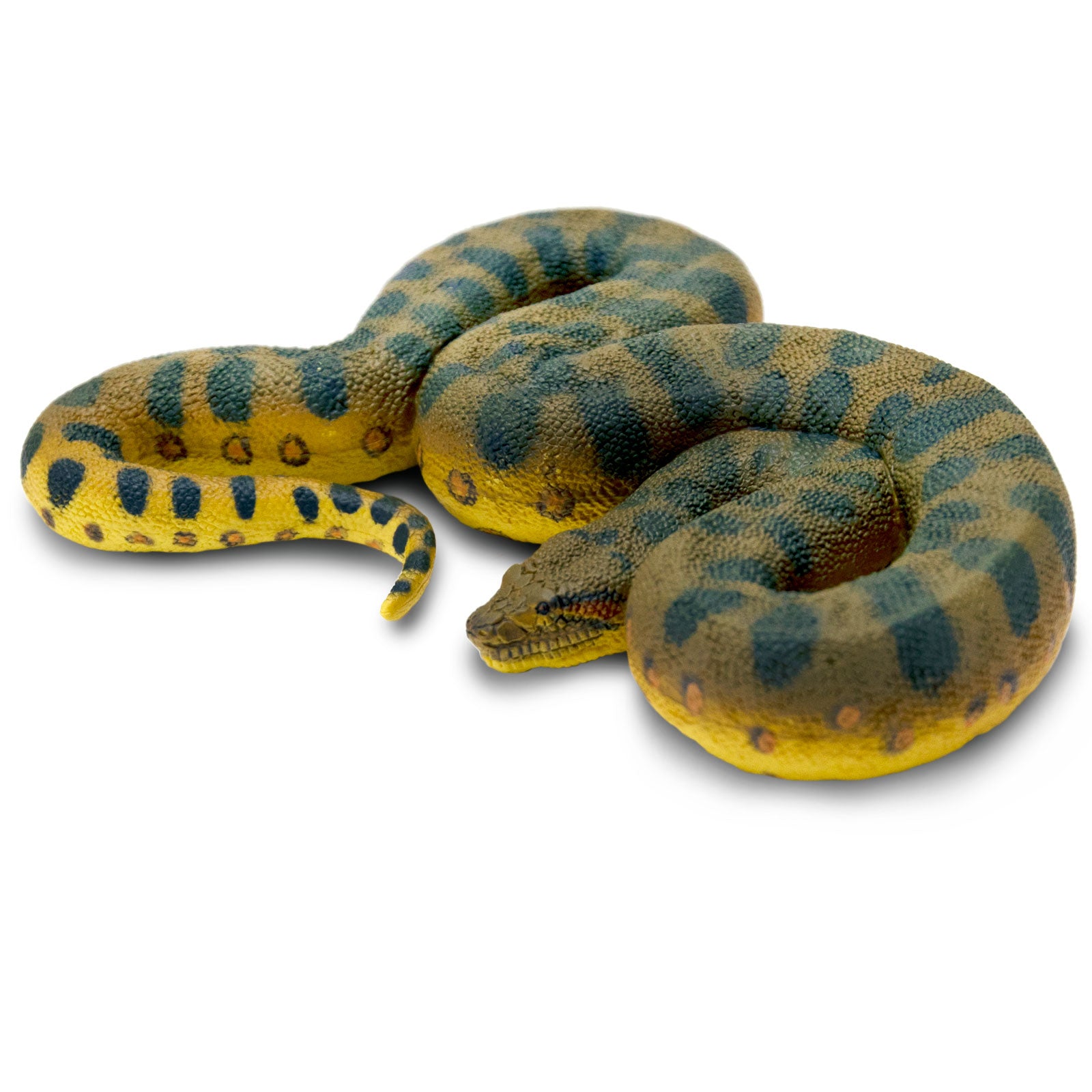 Green Anaconda Snake Toy Figure