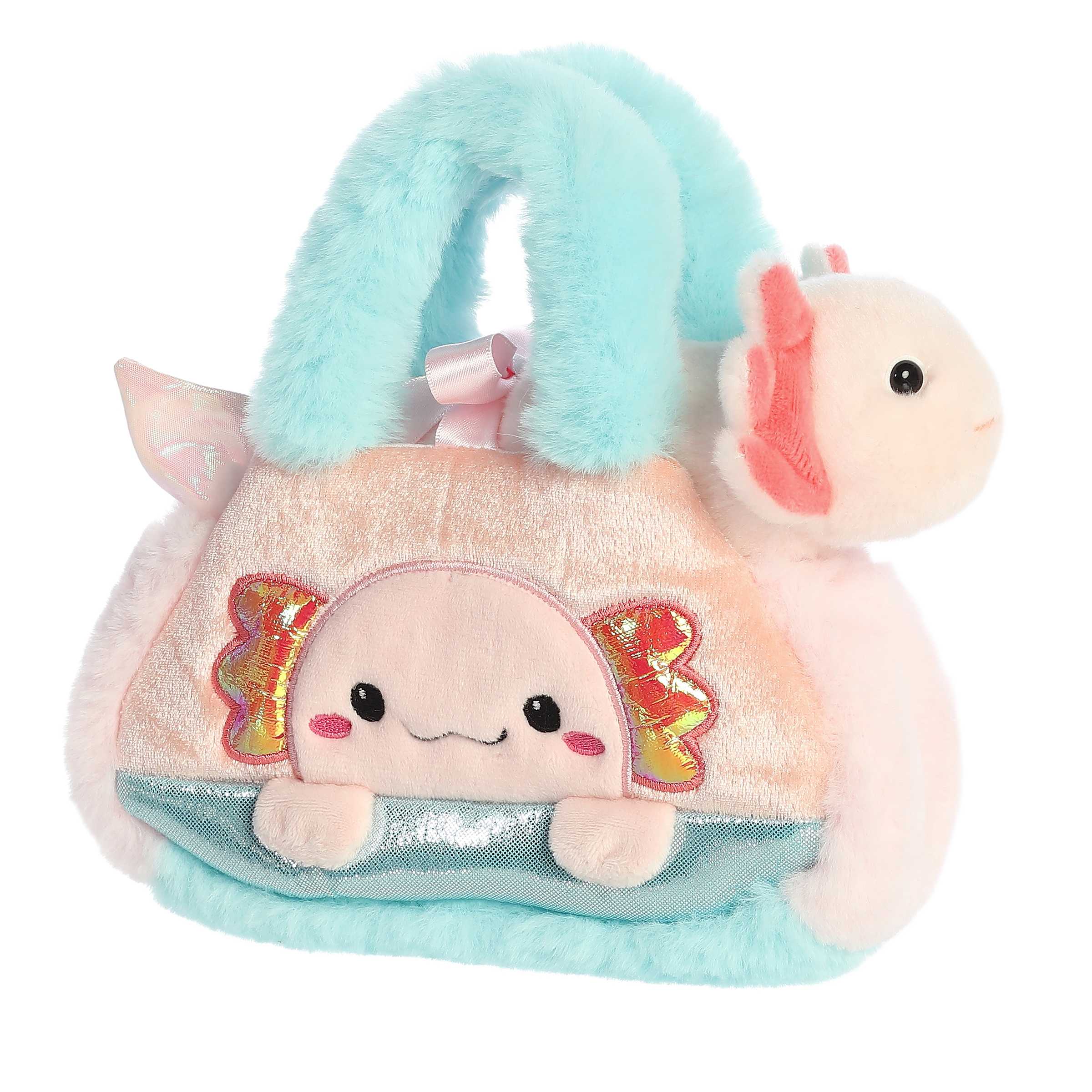 7.5" PEEK-A-BOO AXOLOTL - Pet Carrier |  | Safari Ltd®