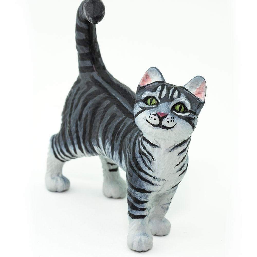 Gray Tabby Cat Toy | Farm | Safari Ltd®