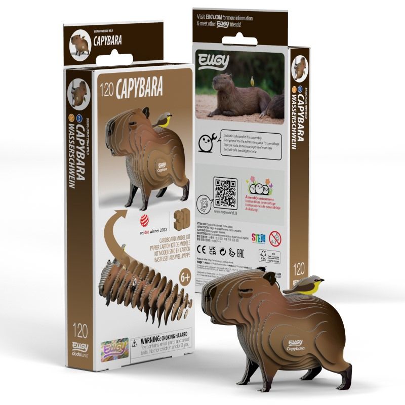 EUGY Capybara 3D Puzzle