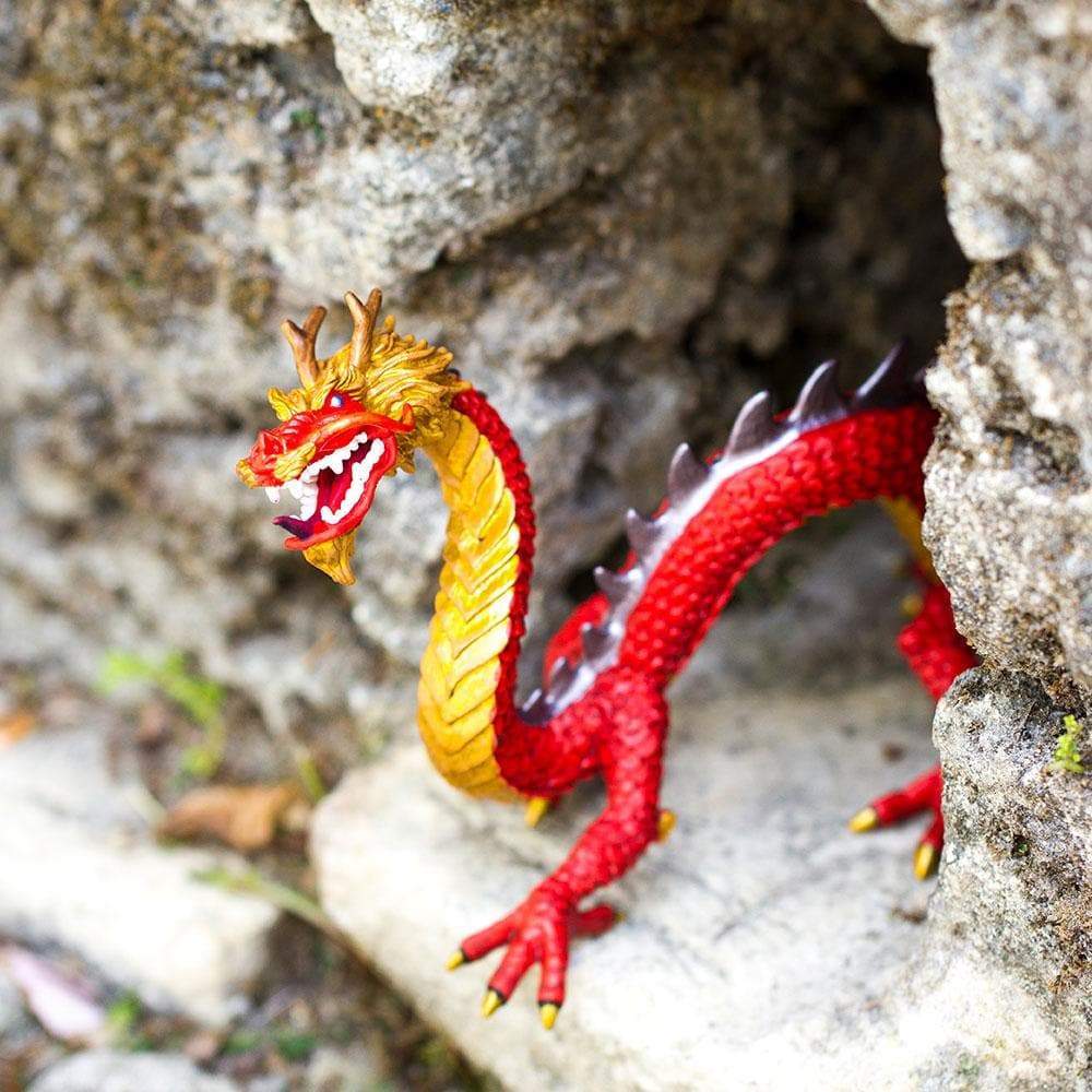 Horned Chinese Dragon Toy | Dragon Toys | Safari Ltd®