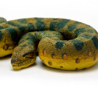 Green Anaconda Snake Toy Figure