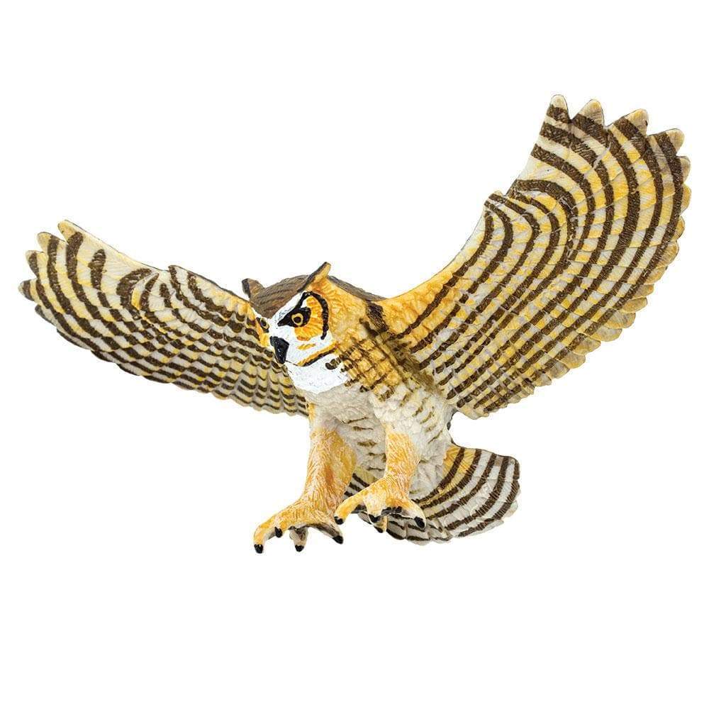 Great Horned Owl Toy | Wildlife Animal Toys | Safari Ltd.