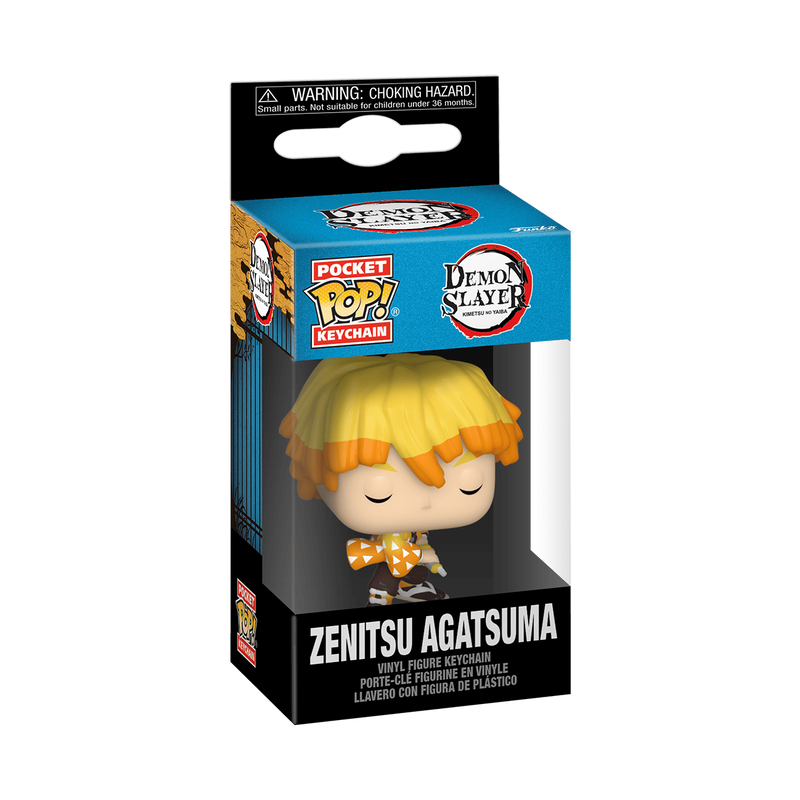 Funko - Demon Slayer - Zenitsu Agatsuma - Funko Pocket Pop! Key Chain |  | Safari Ltd®