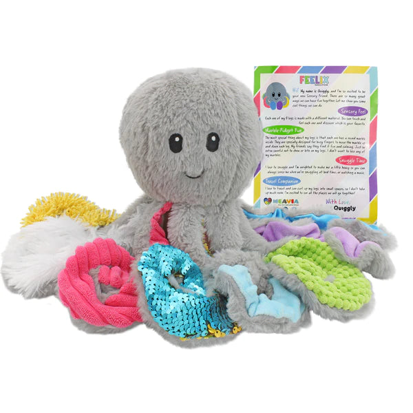 Quiggly the Weighted Sensory Octopus Plush (1 lb) |  | Safari Ltd®