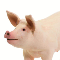 Large White Pig Toy