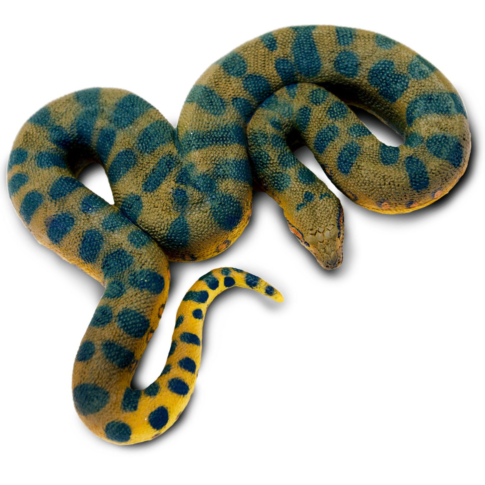 Green Anaconda Snake Toy Figure