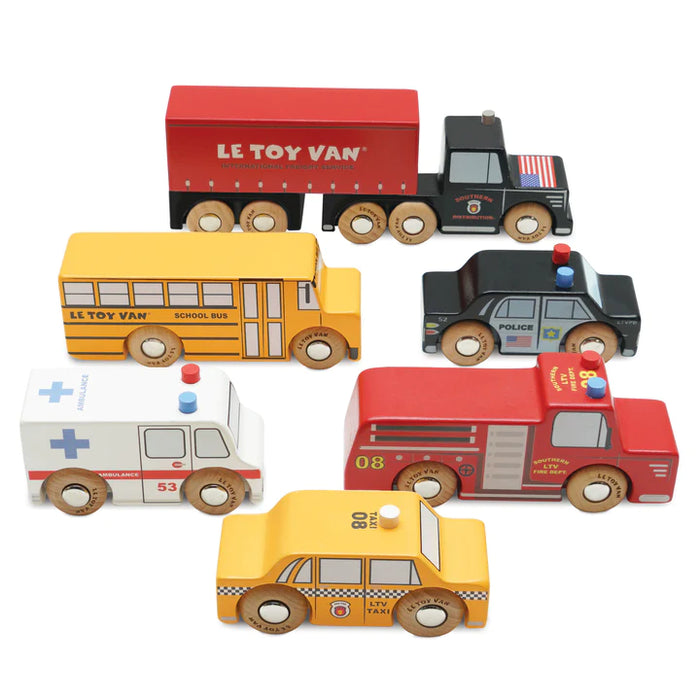 New York Toy Cars - 7 Piece Set |  | Safari Ltd®