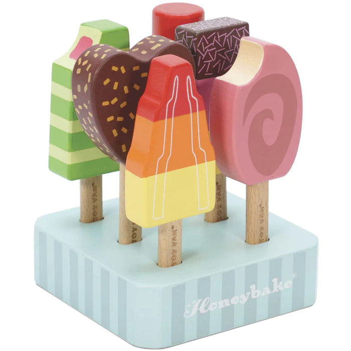 Wooden Ice Lollies Popsiscles - 7 Piece Set |  | Safari Ltd®