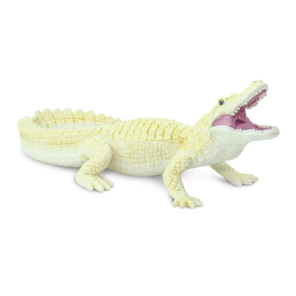 White Alligator Toy