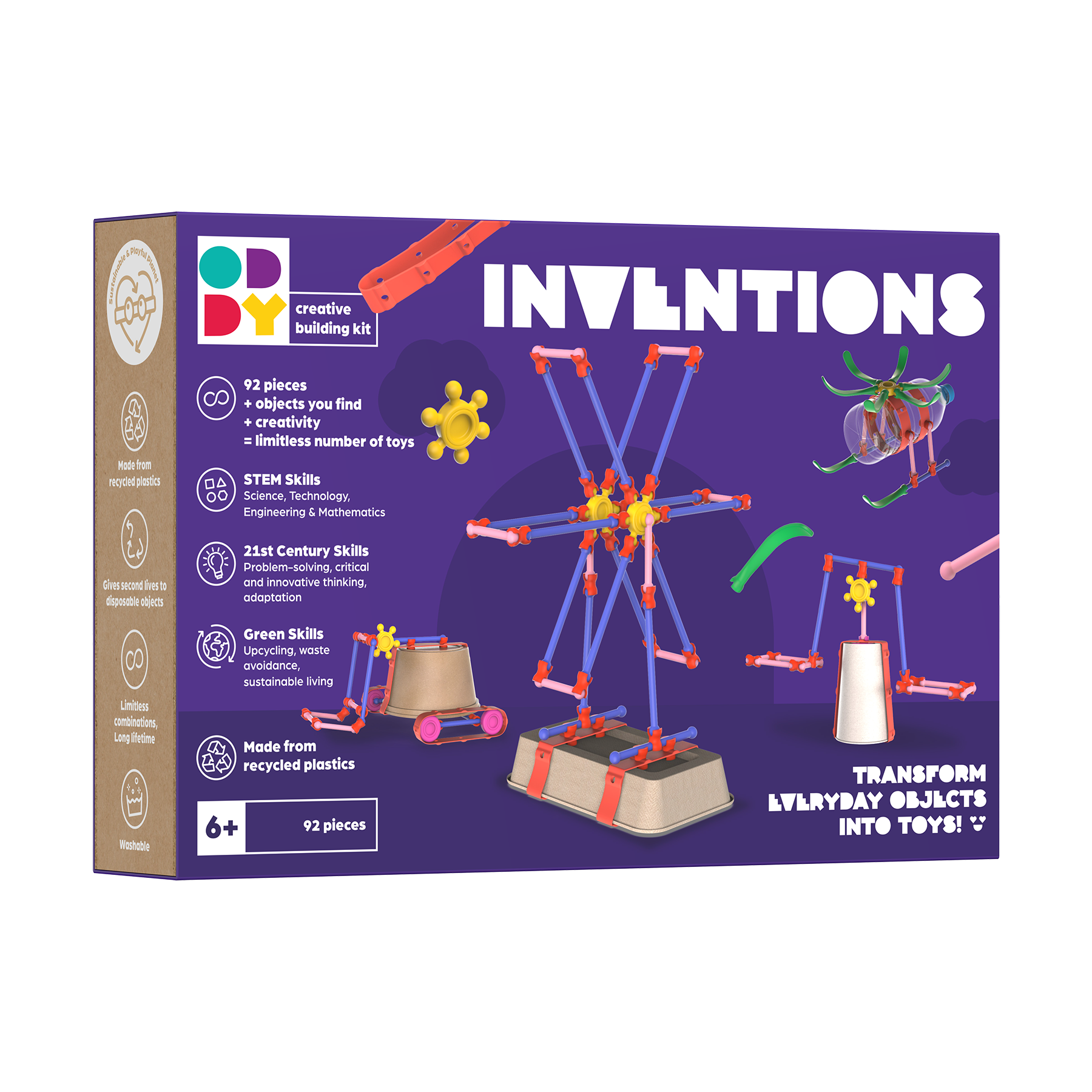 Oddy Inventions Creative Play Building Kit |  | Safari Ltd®