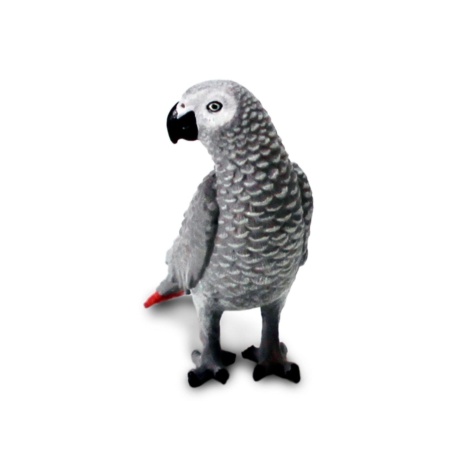 African Gray Parrot Toy Figure | Wow Birds | Safari Ltd®