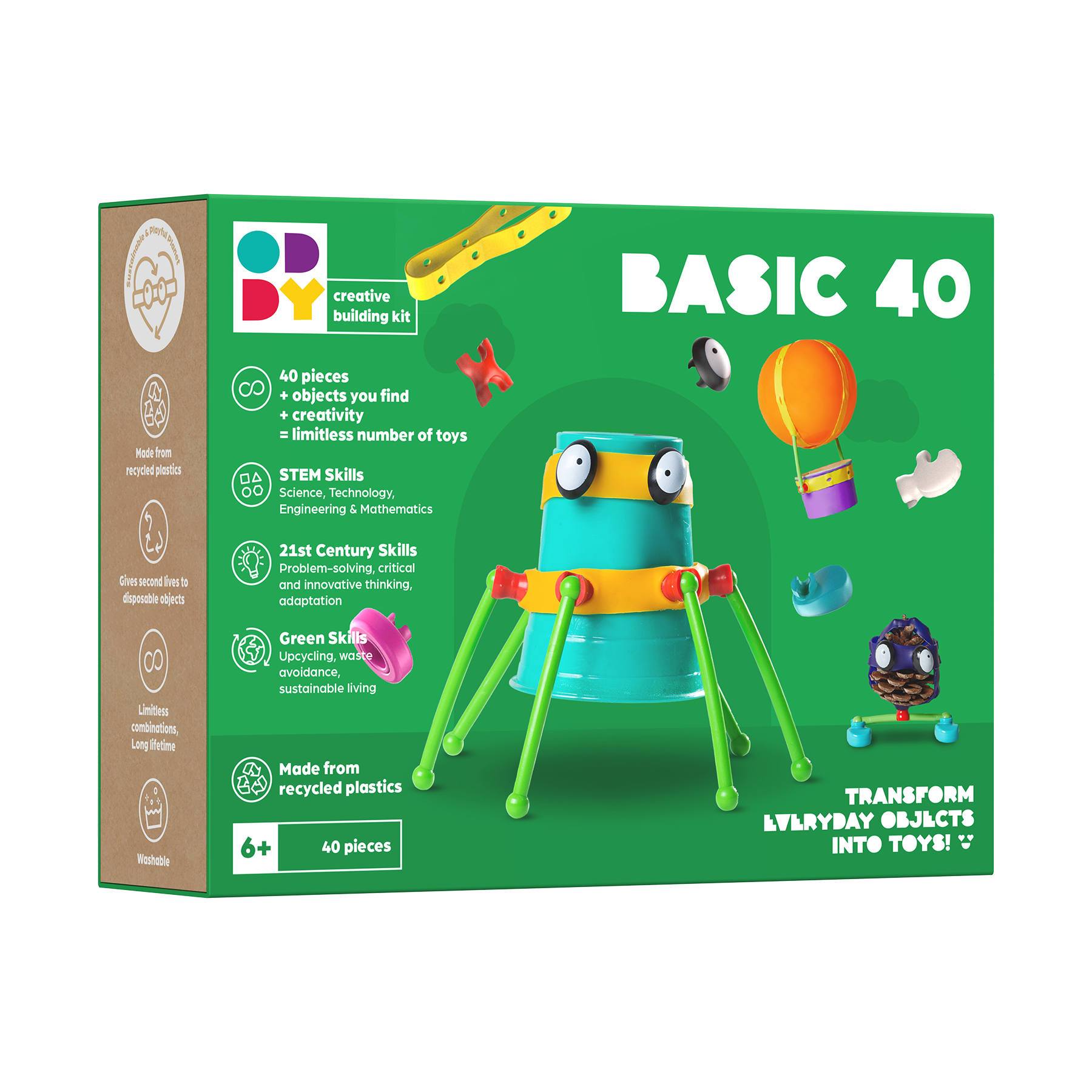 Oddy Basic 40 Building Kit |  | Safari Ltd®