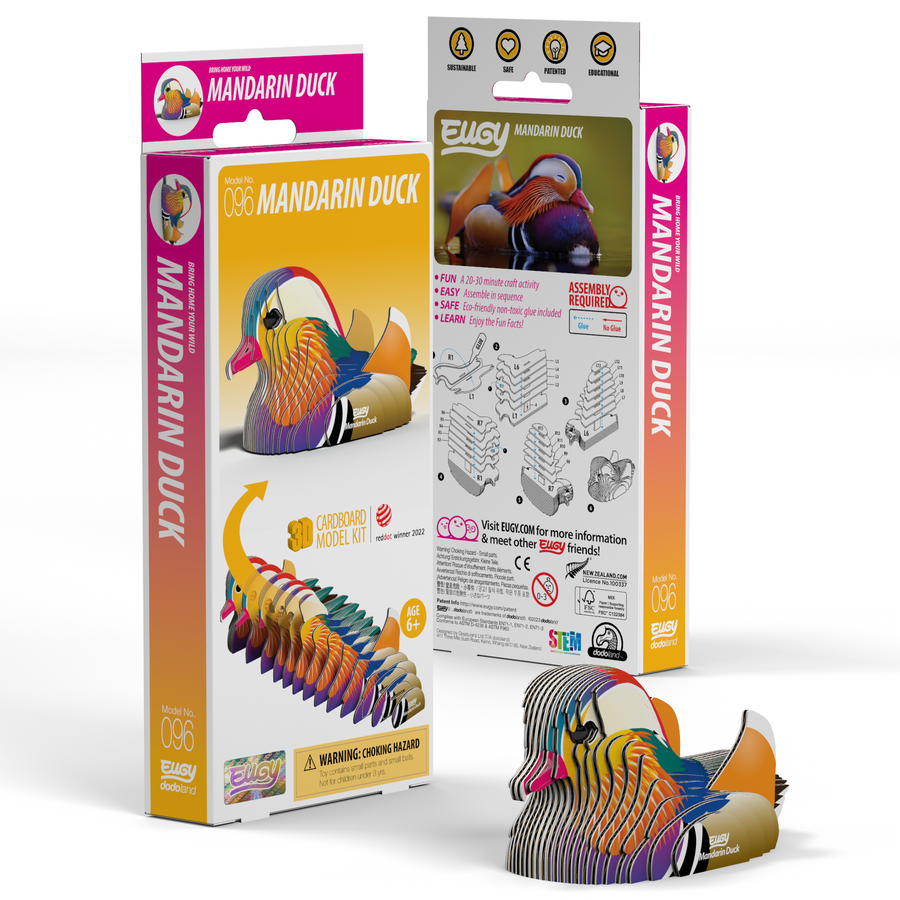 EUGY Mandarin Duck 3D Puzzle | Eugy | Safari Ltd®