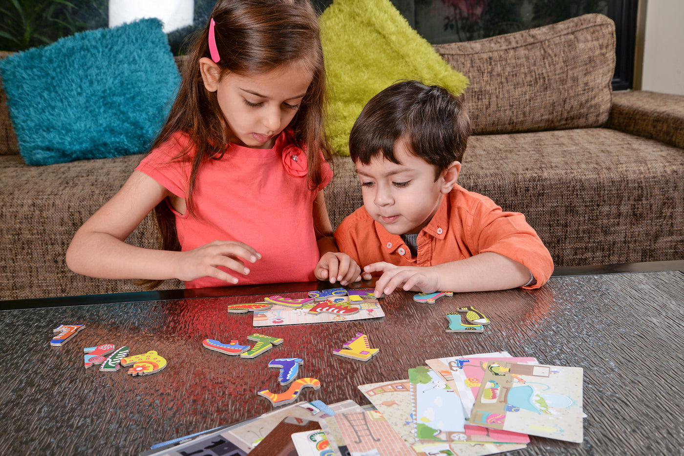 Chalk & Chuckles Caterpillar Clutter Memory Game