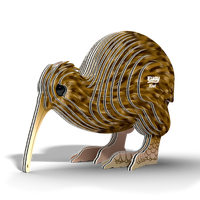 EUGY Brown Kiwi 3D Puzzle