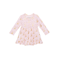 Ryleigh - Long Sleeve Ruffled Bodysuit Dress 18-24 Mos.