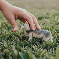 Gray Wolf Toy