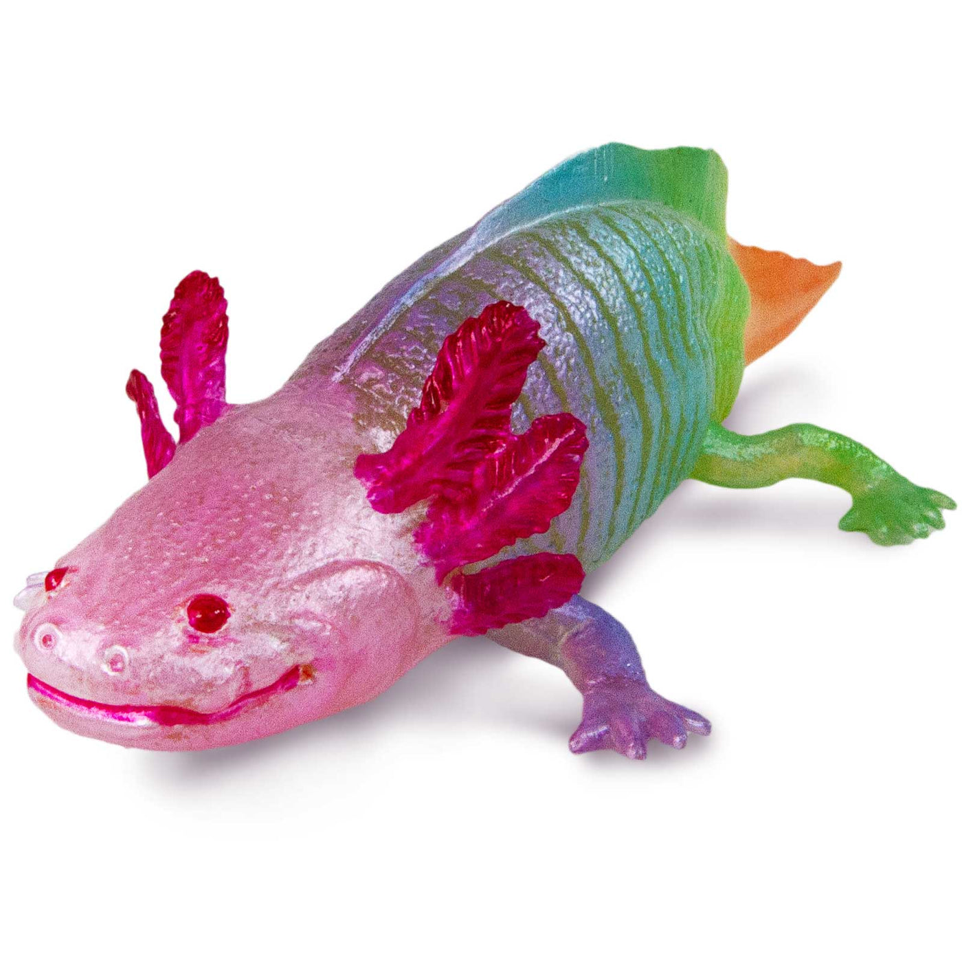 Rainbow Axolotl Toy Figure