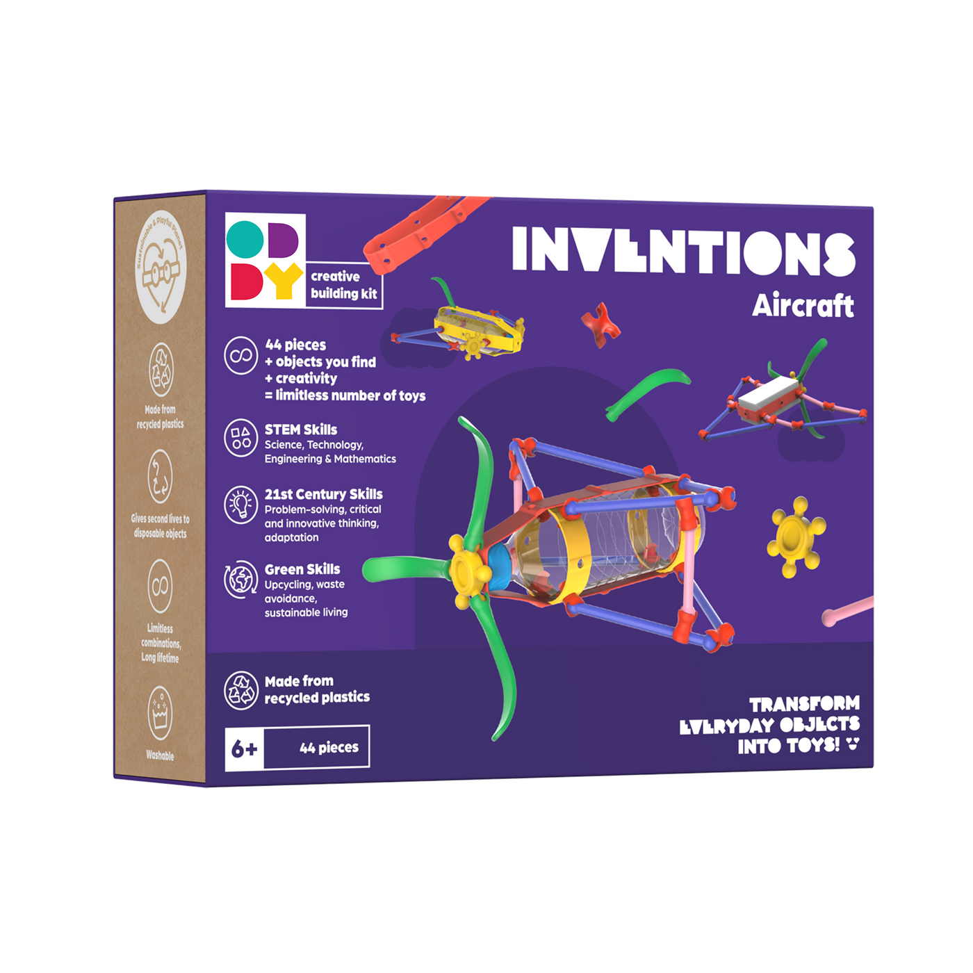 Oddy Inventions Aircraft Building Kit |  | Safari Ltd®