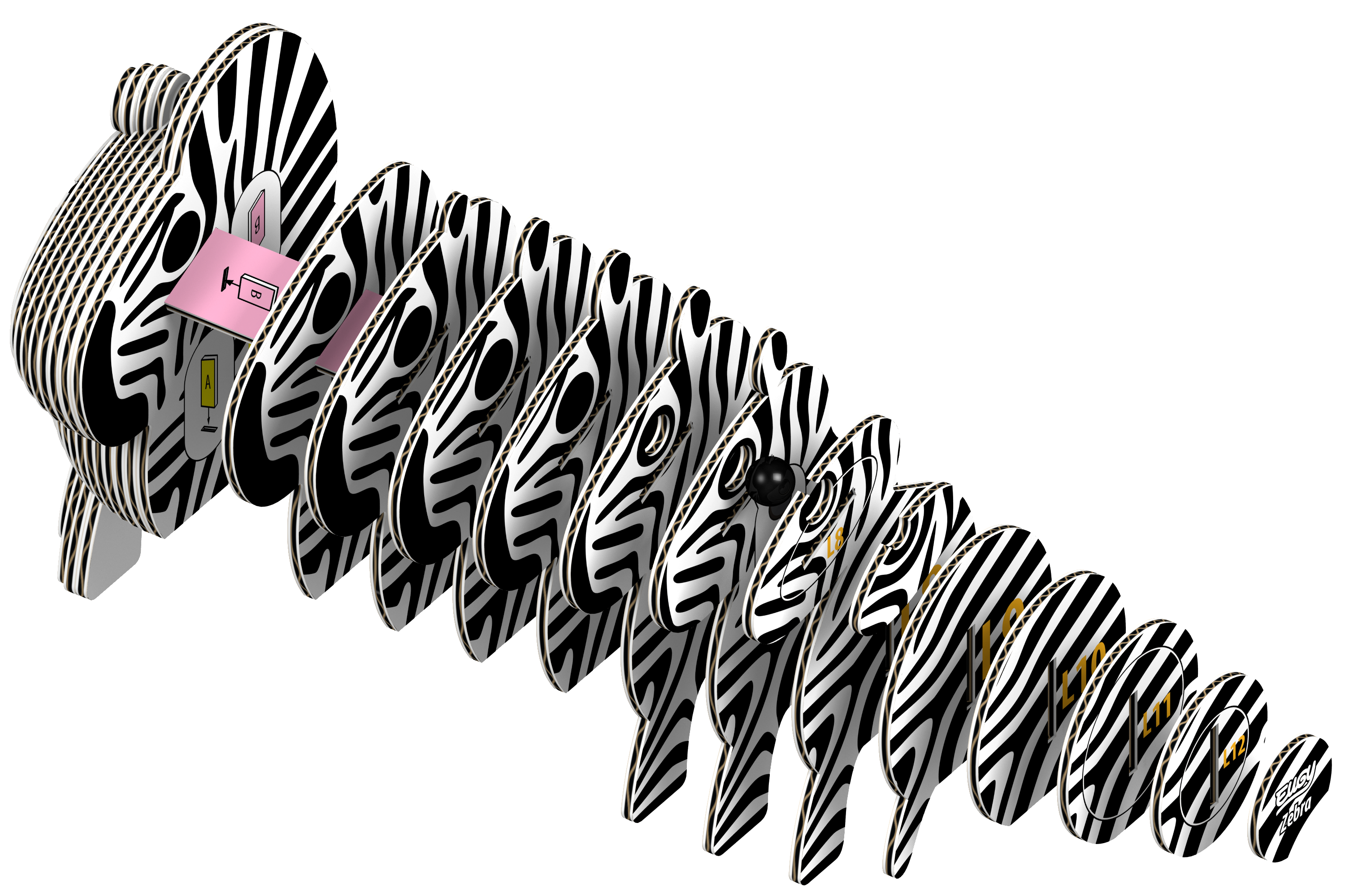 EUGY Zebra 3D Puzzle