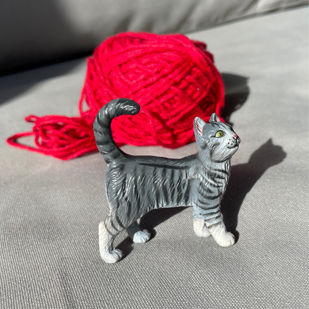 Gray Tabby Cat Toy | Farm | Safari Ltd®