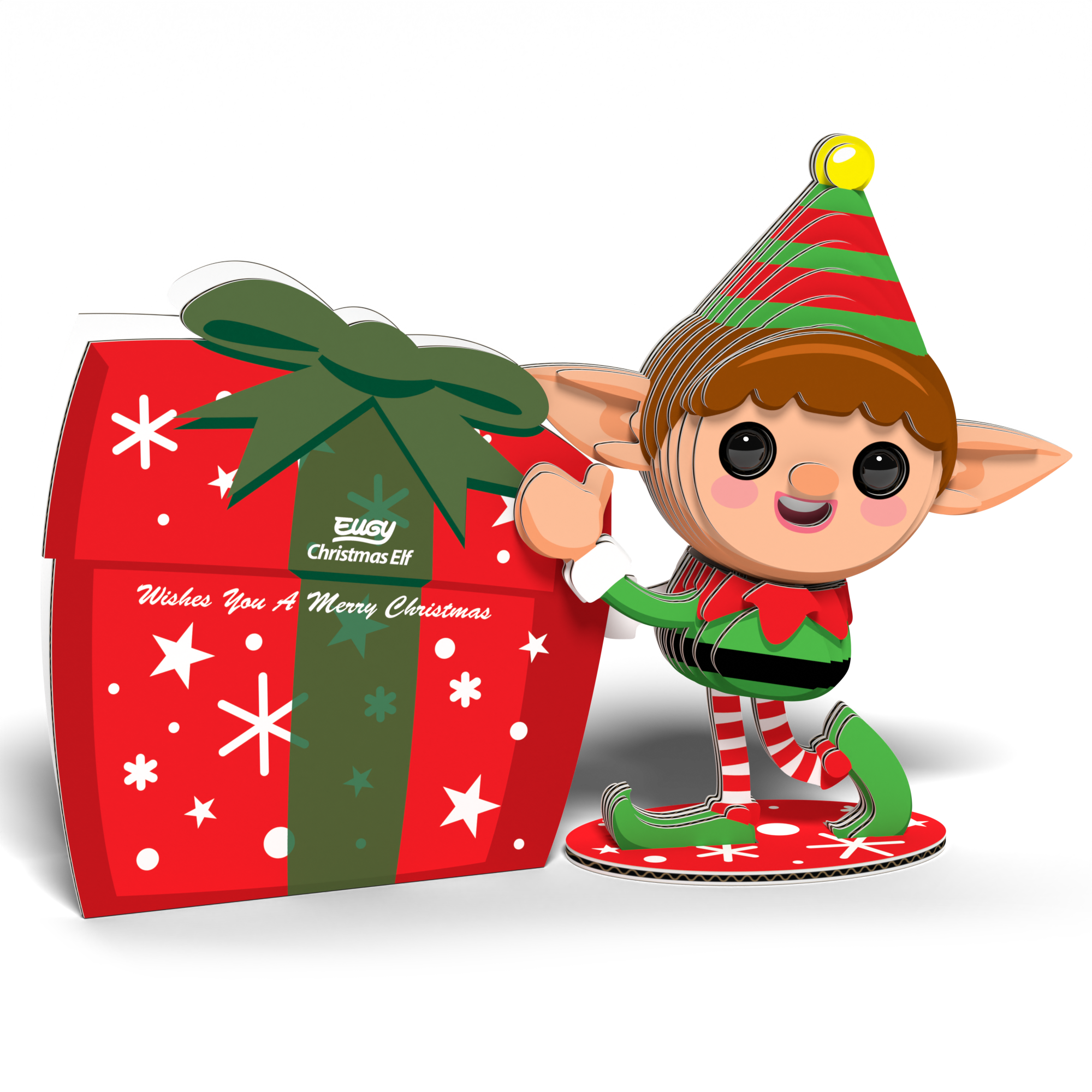 EUGY Christmas Elf 3D Puzzle