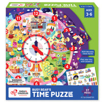 Chalk & Chuckles Busy Bear's Tell the Time Puzzle