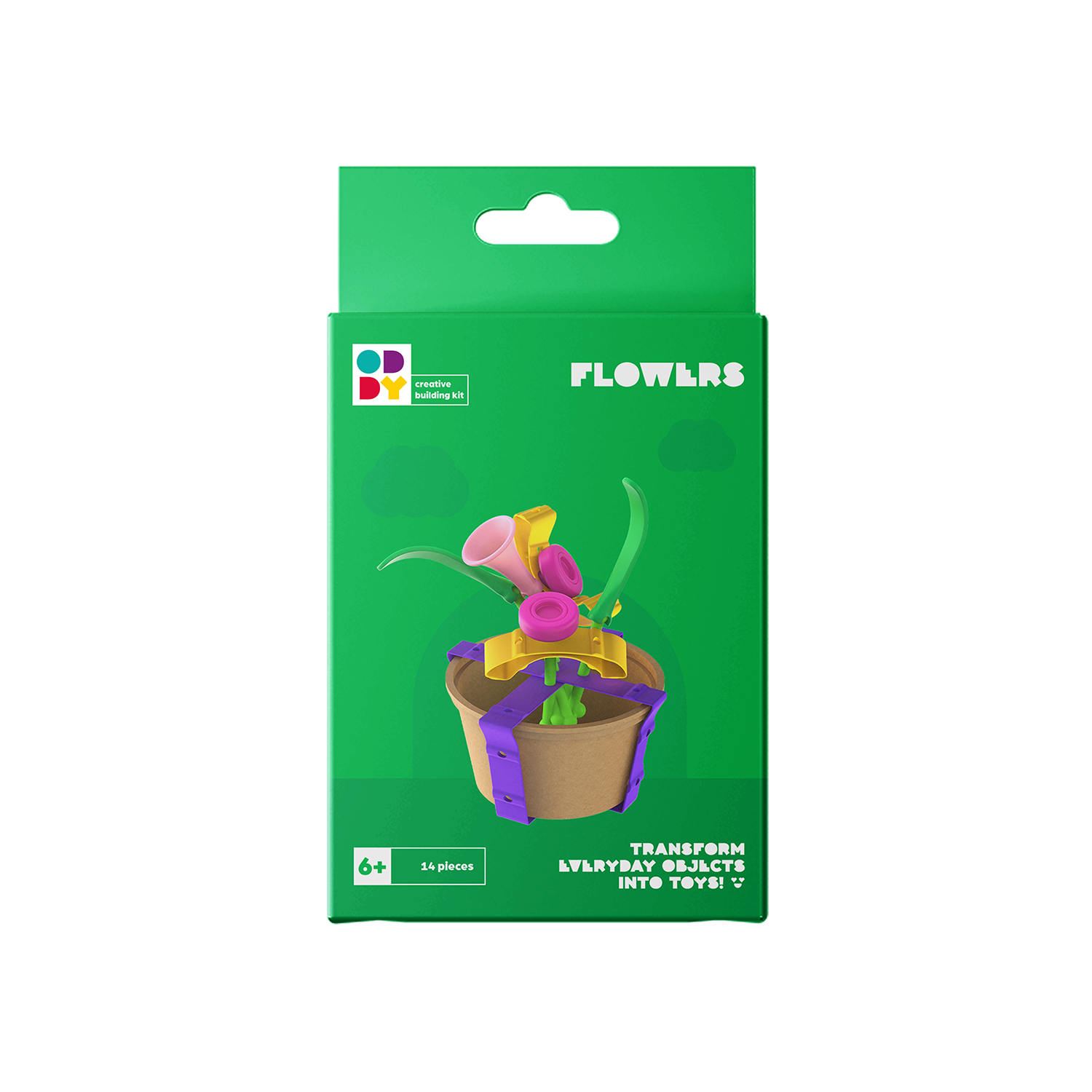 Oddy Mini Flowers 14 Piece Building Kit |  | Safari Ltd®