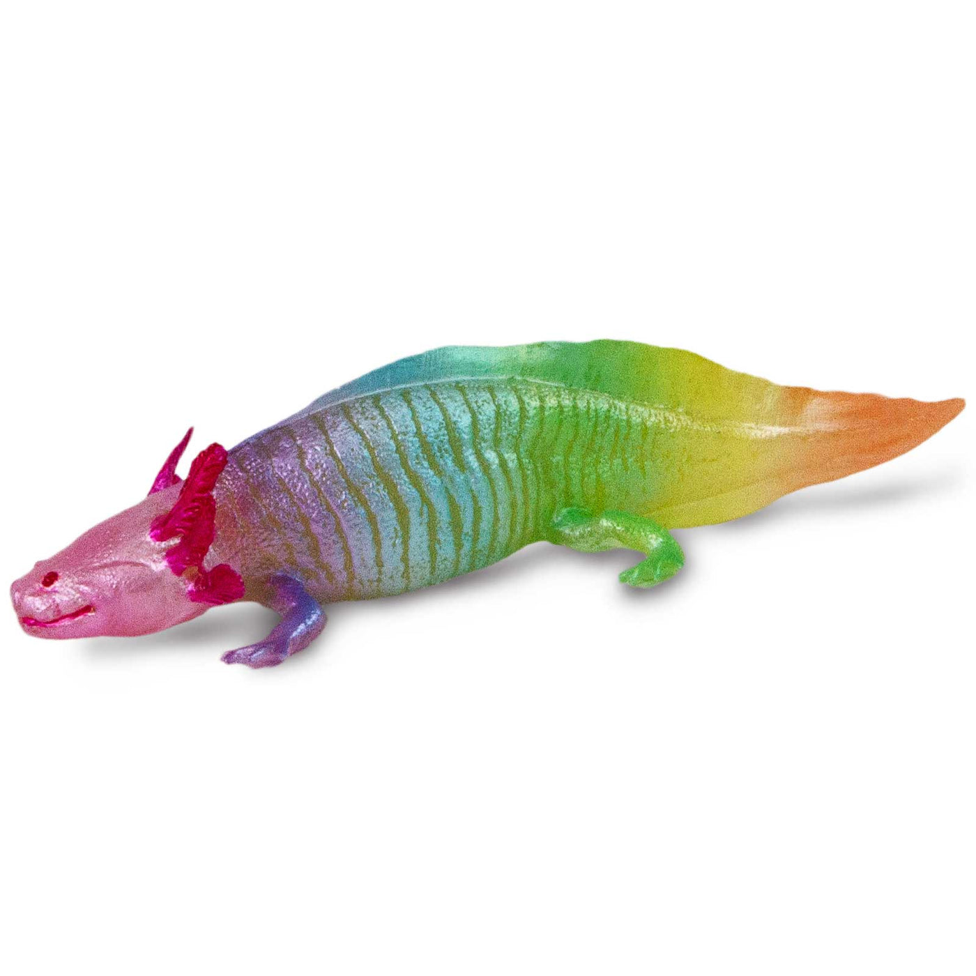 Rainbow Axolotl Toy Figure