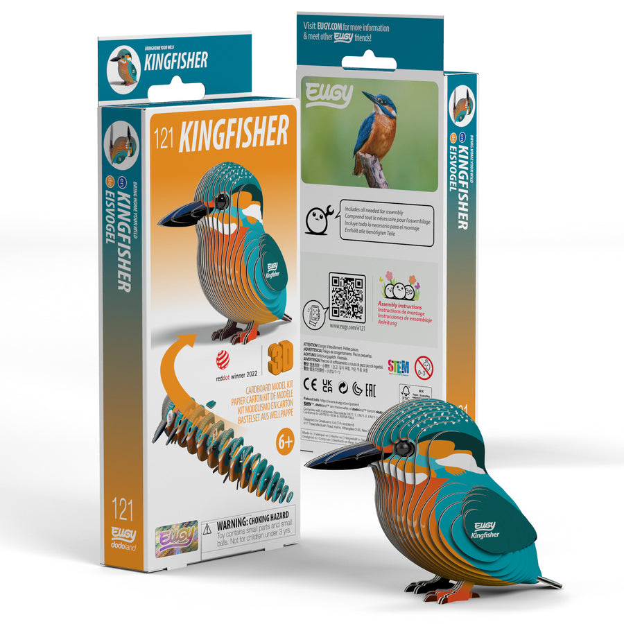 EUGY Kingfisher 3D Puzzle