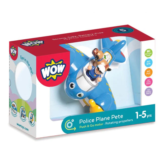 Wow Toys - Police Plane Pete |  | Safari Ltd®