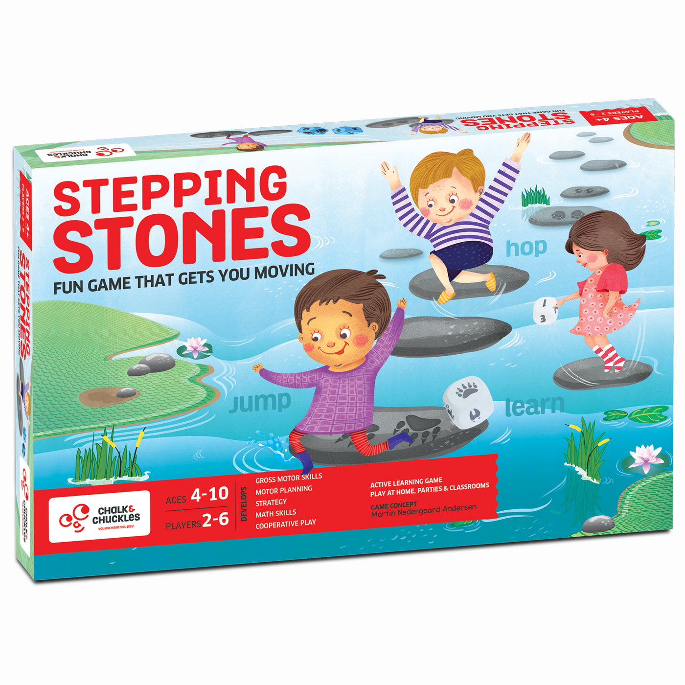 Chalk & Chuckles Stepping Stones Game