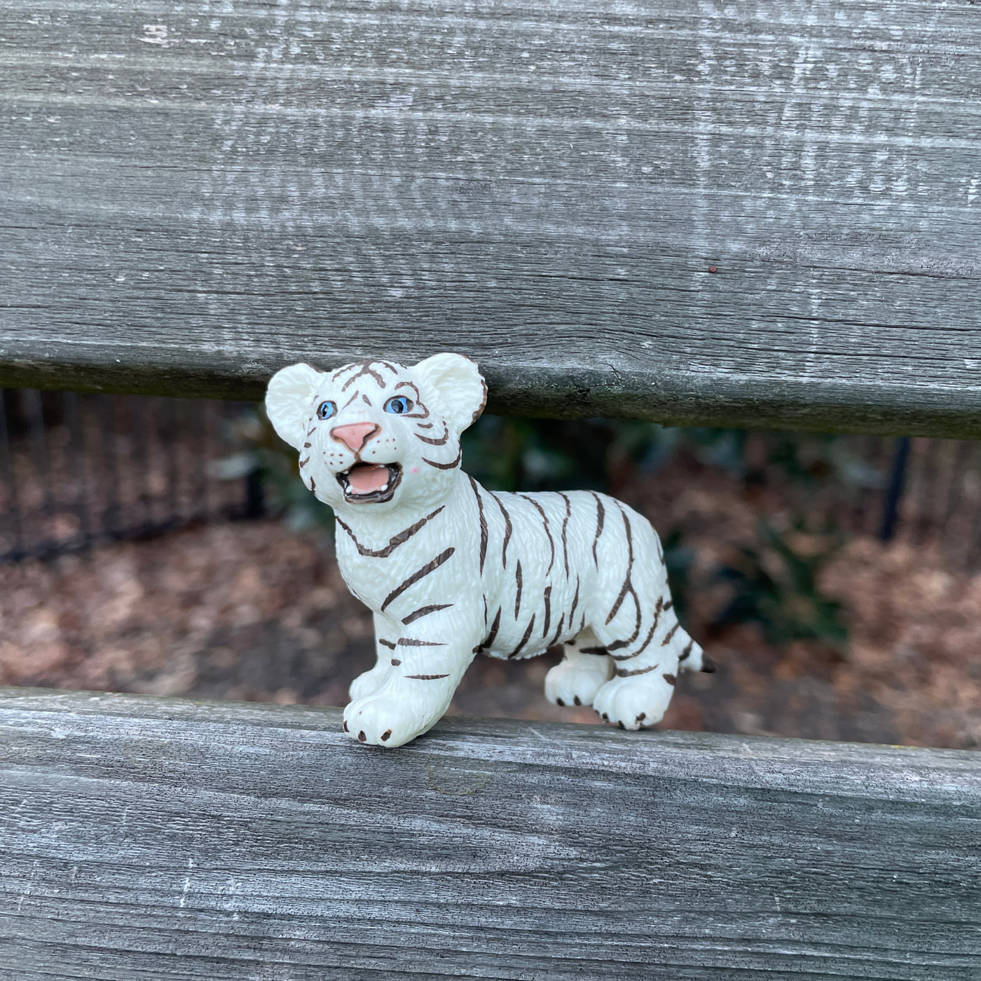 White Bengal Tiger Cub Toy