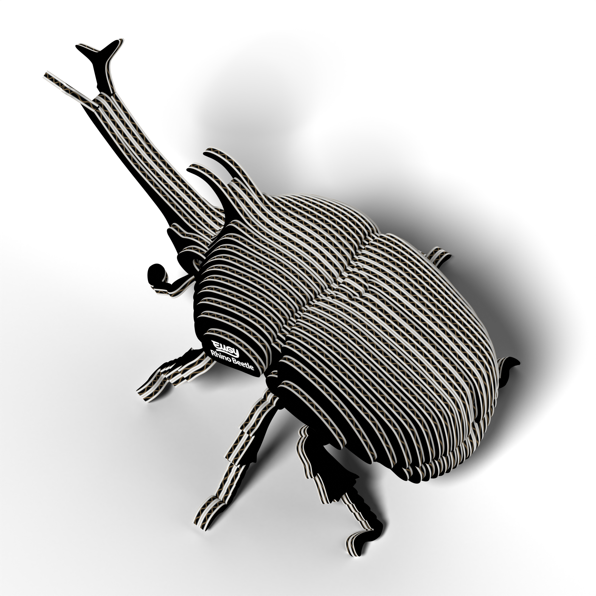 EUGY Rhino Beetle 3D Puzzle