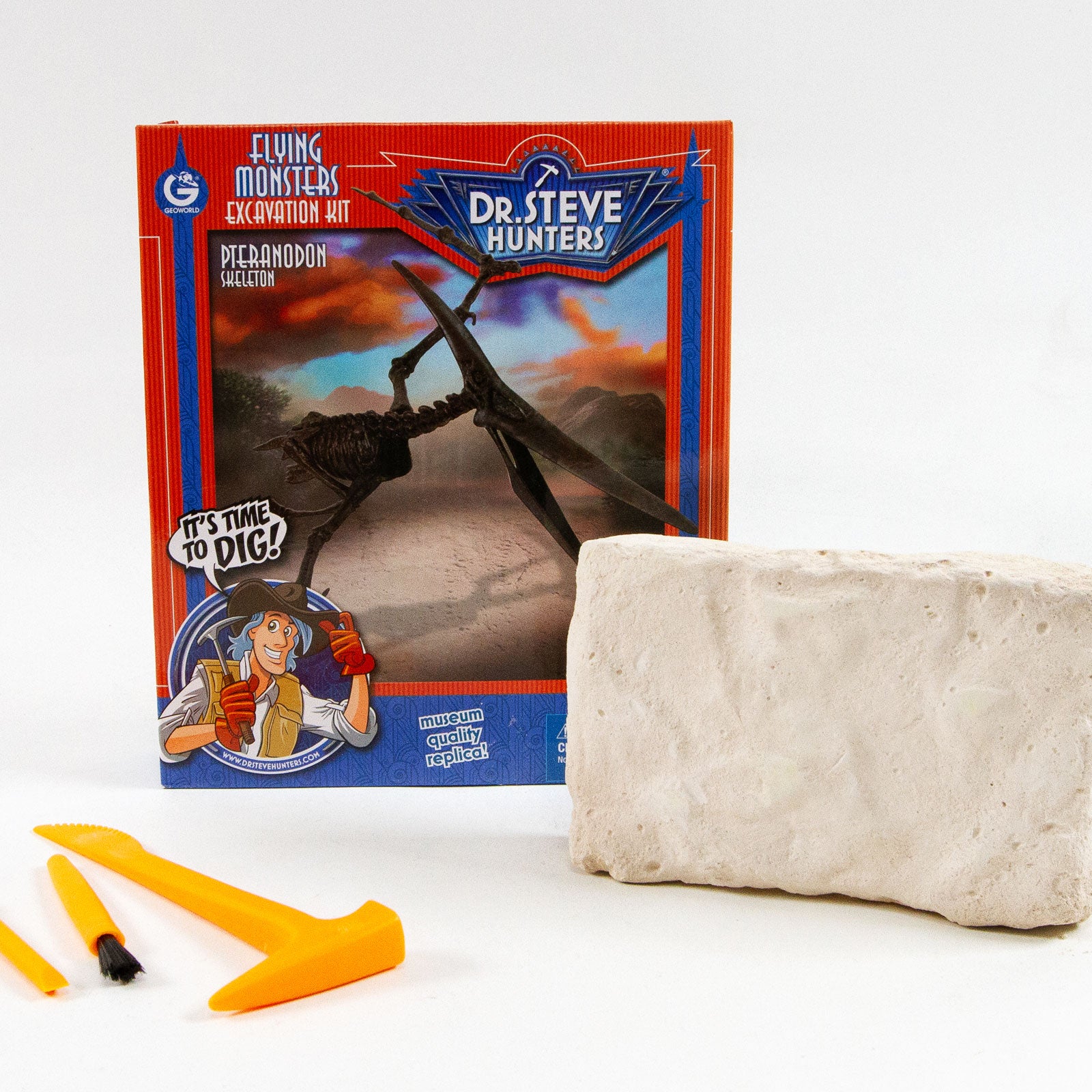 Dr. Steve Hunters GEOWorld Flying Monsters Dig Pteranodon Excavation Kit - 13 pieces |  | Safari Ltd®