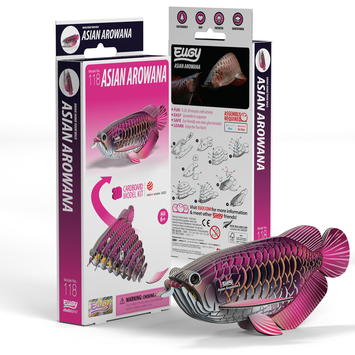 EUGY Asian Arowana 3D Puzzle