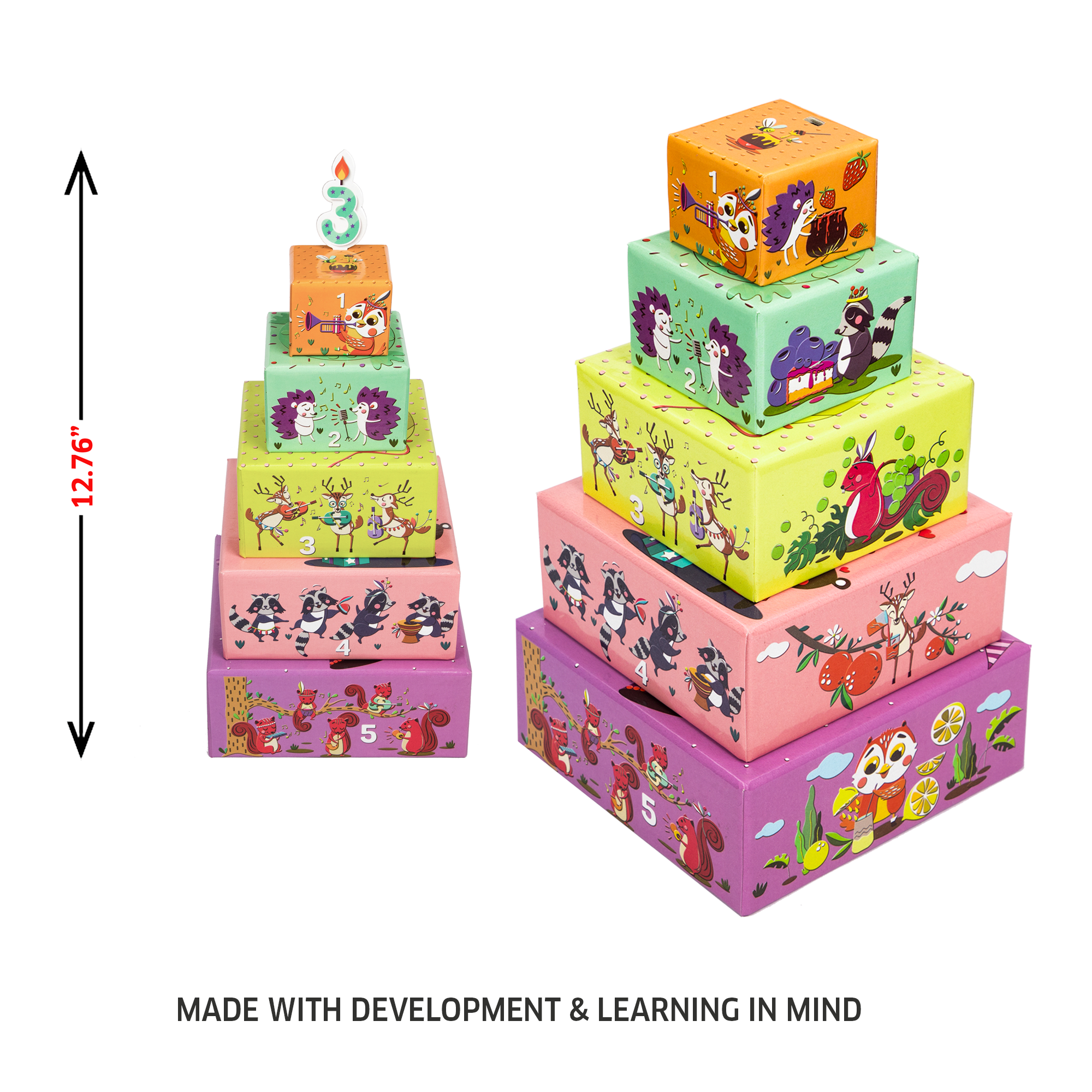 Chalk & Chuckles Stack a Cake Early Learning Game