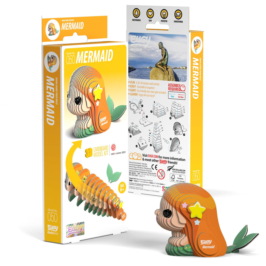 EUGY Mermaid 3D Puzzle