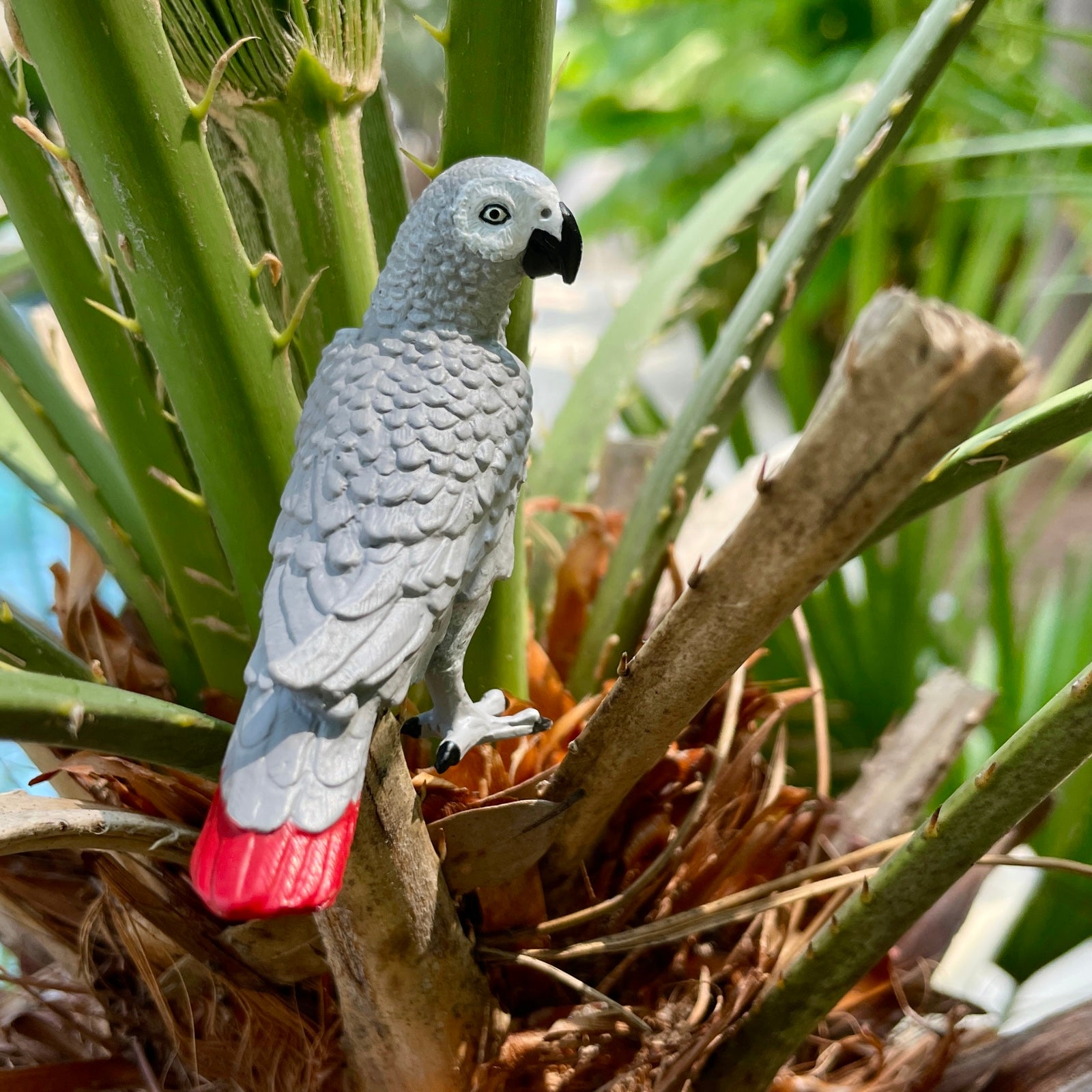 African Gray Parrot Toy Figure Safari Ltd