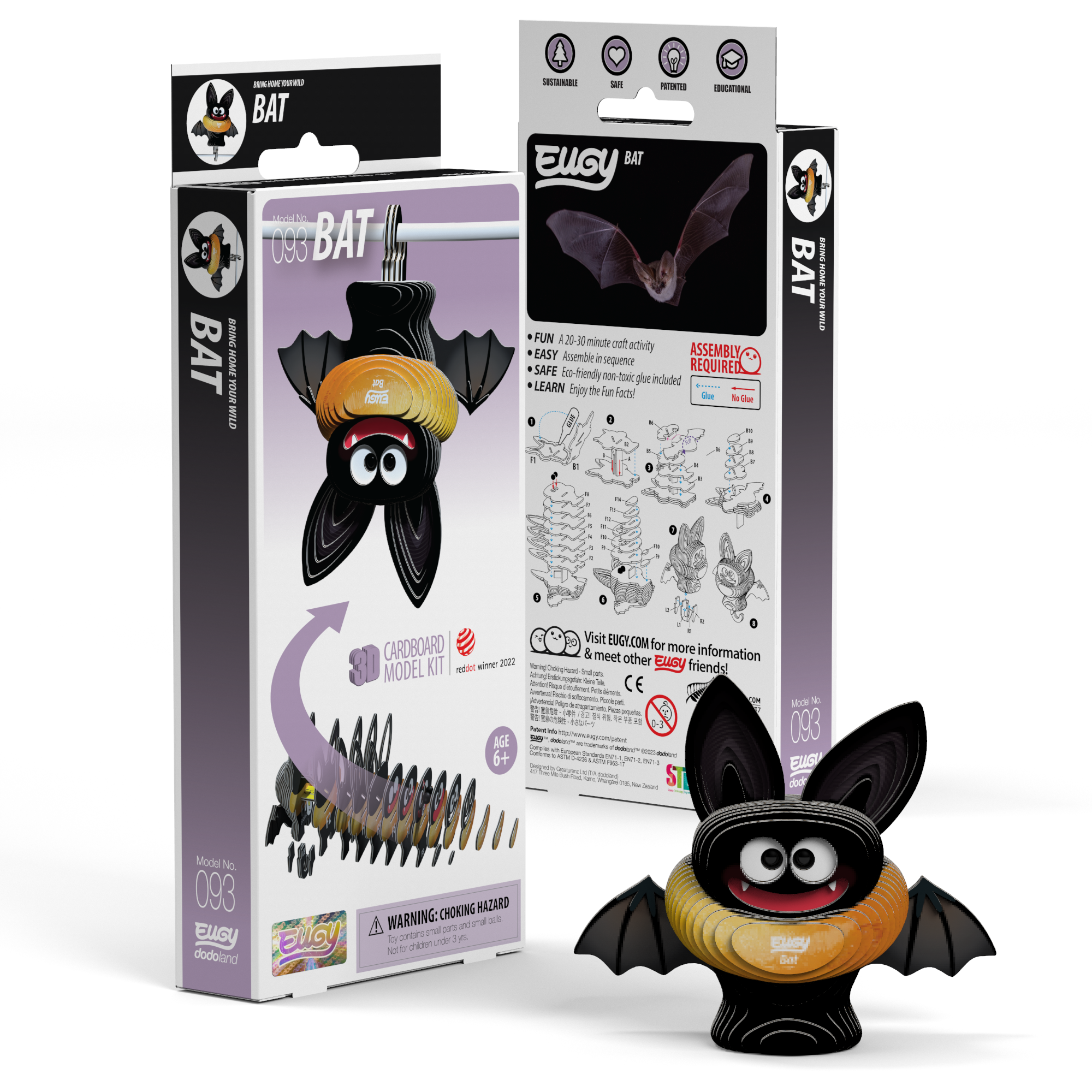 EUGY Bat 3D Puzzle