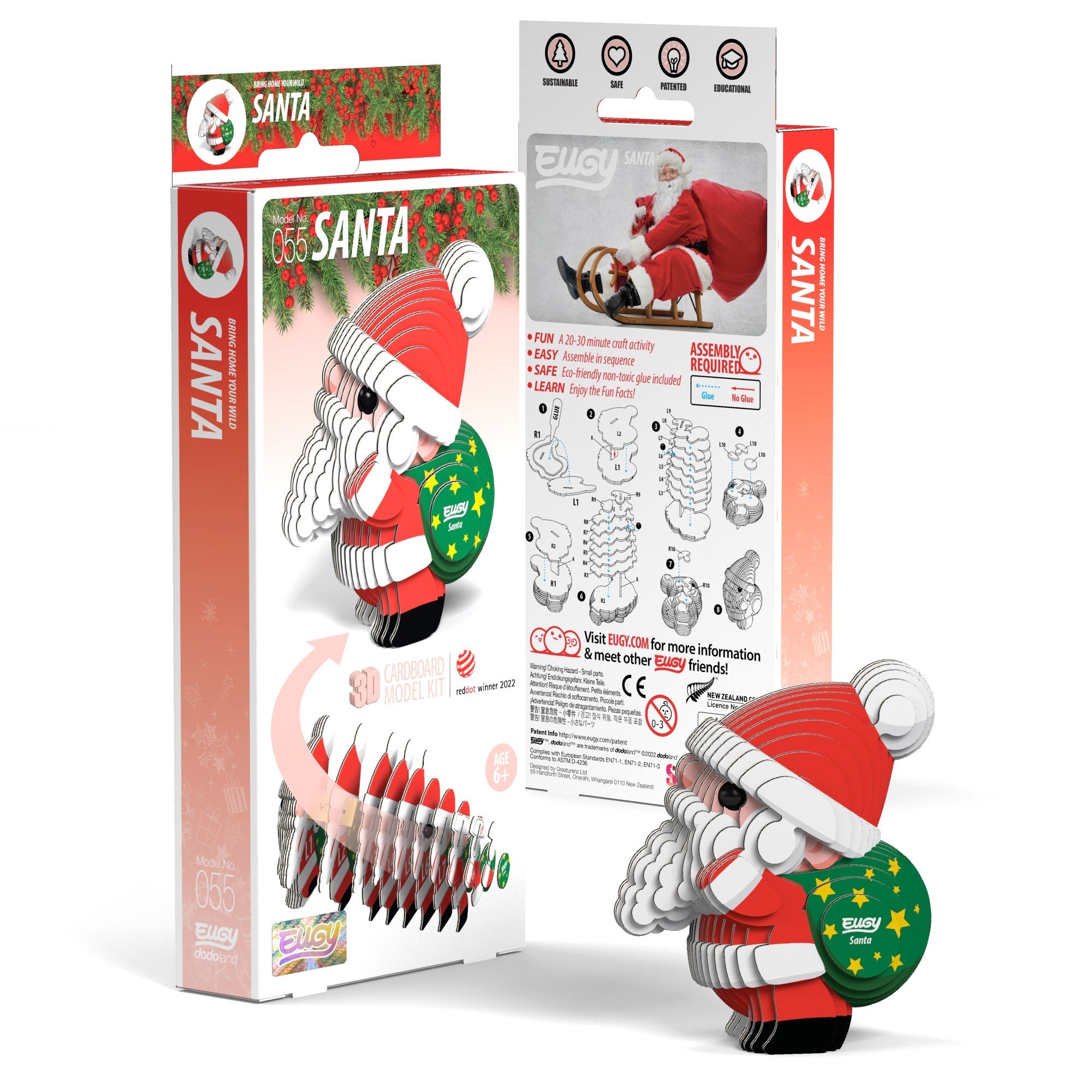 EUGY Santa 3D Puzzle