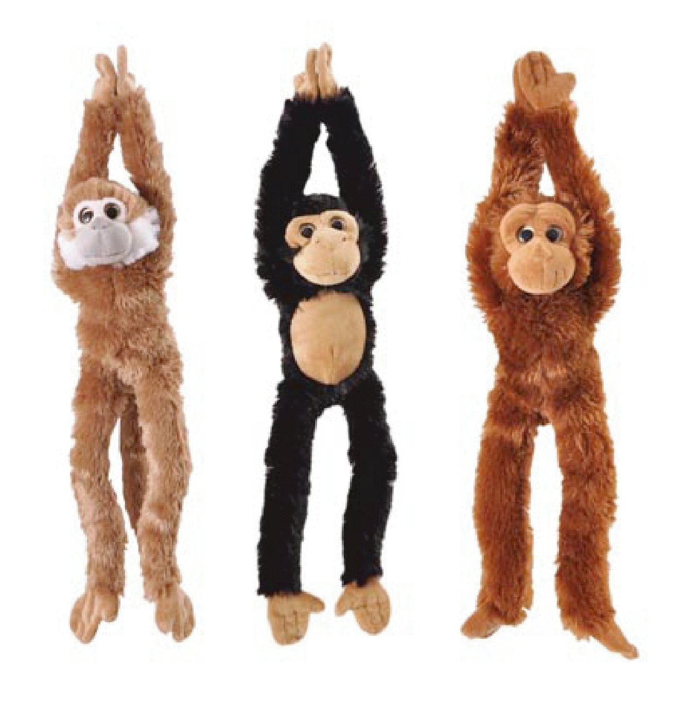 Hanging monkeys stuffed animals on sale