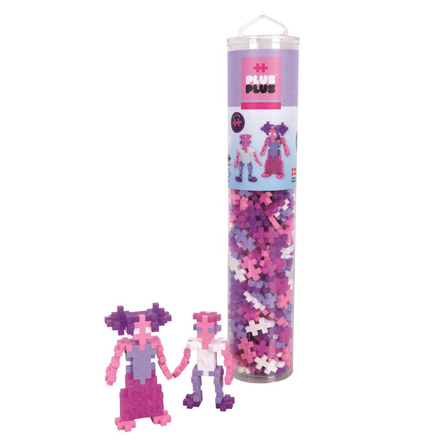 240 pc Plus-Plus Glitter Mix Tube - Safari Ltd®