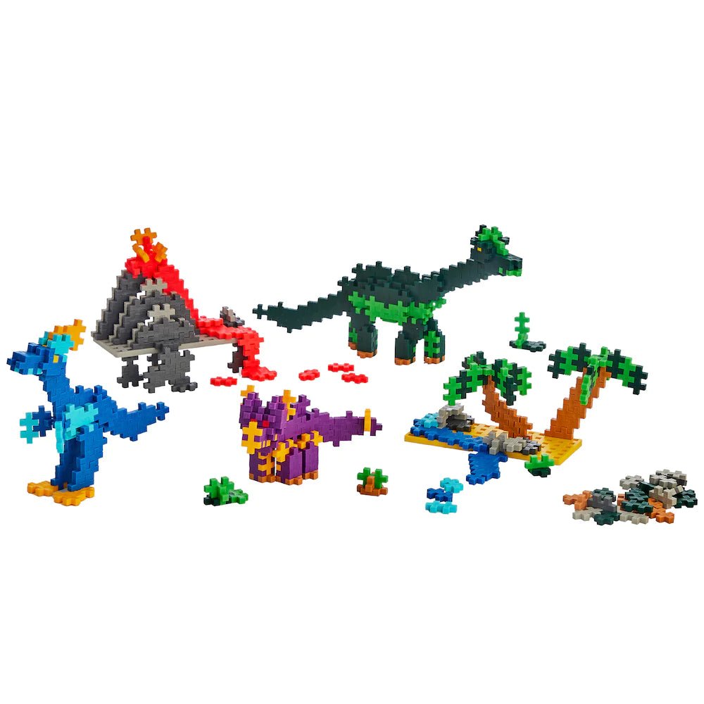 275 pc Plus-Plus Learn To Build - Dinosaurs Set - Safari Ltd®