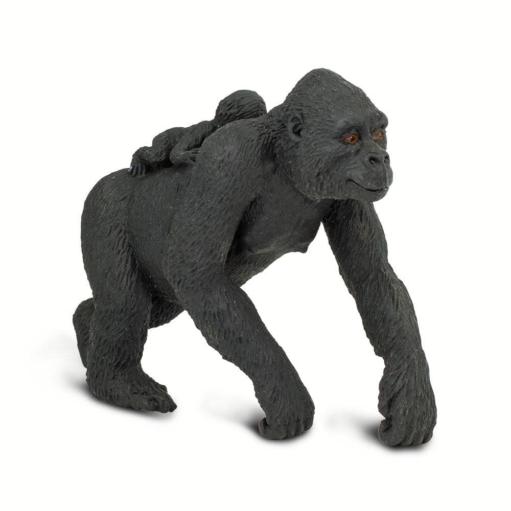 Lowland Gorilla with Baby Toy | Wildlife Animal Toys | Safari Ltd.