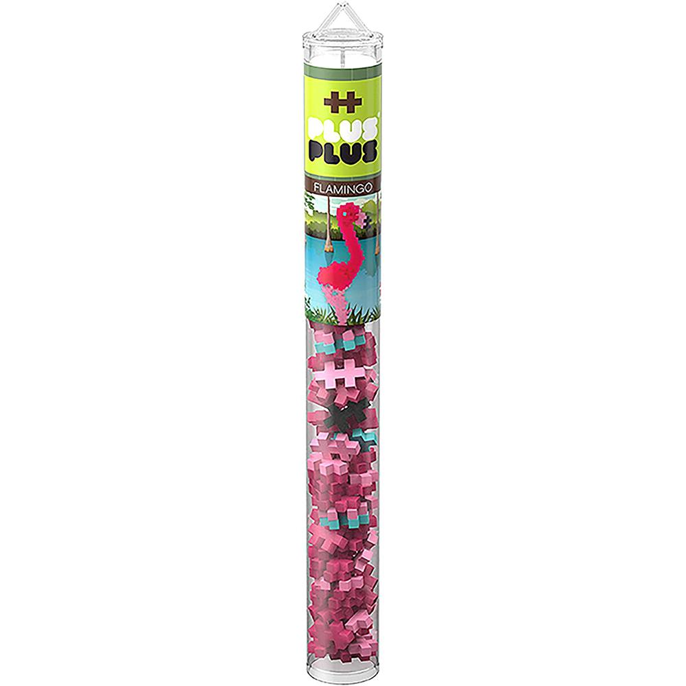 70 pc Plus-Plus Flamingo Tube - Safari Ltd®