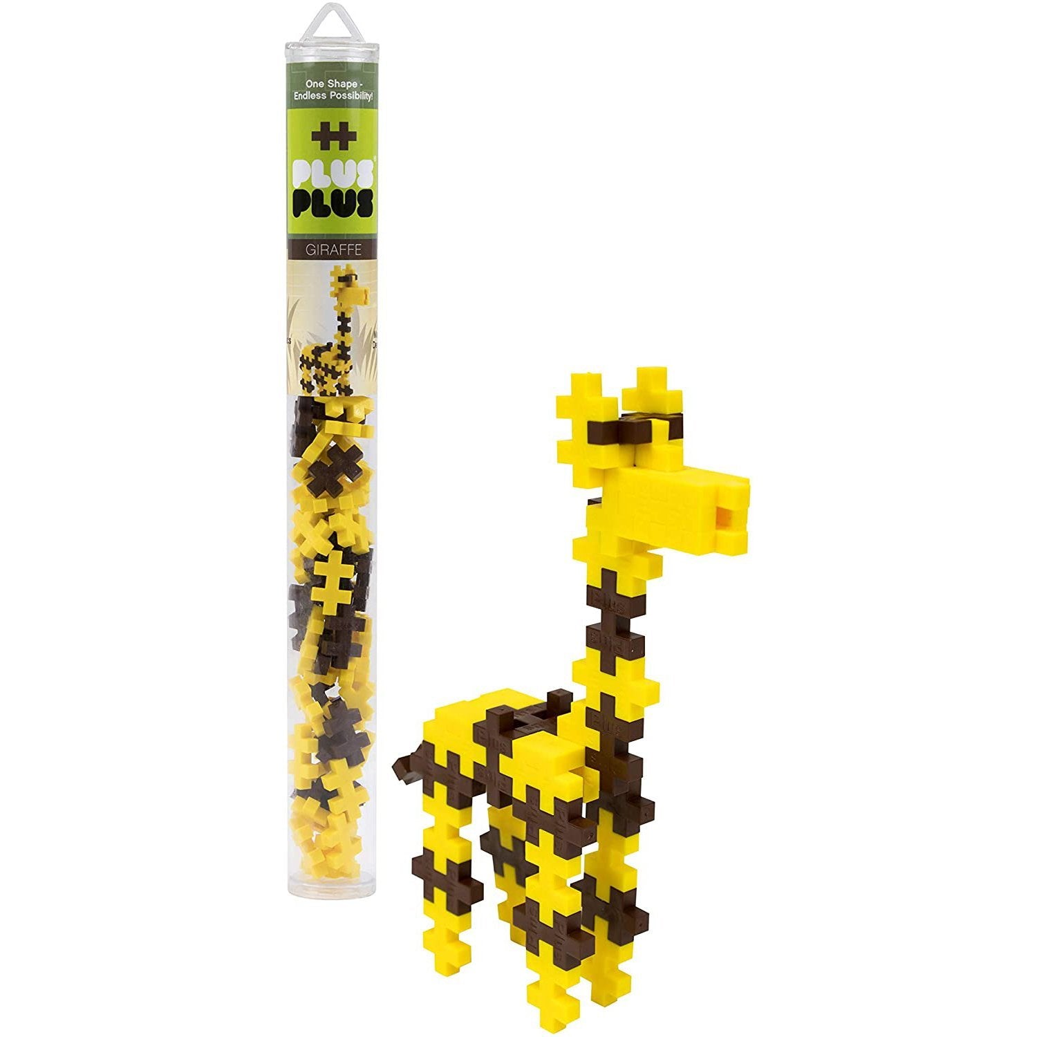 70 pc Plus-Plus Giraffe Tube - Safari Ltd®